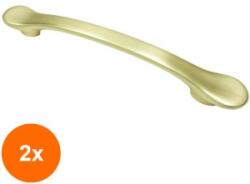 Ideal Feroluc Set 2 x Maner Model Uriel, 224 mm, Finisaj Auriu Mat (EDI-2xIFR-18503)