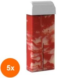 Restase Set 5 x Ceara Depilatoare Roll-on Restase, Bicolora, 100 ml (ROC-5xSODI00459)