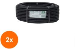 Z-tools Set 2 x Tub Flexibil, Copex, Lungime 50 m, Diametru 11 mm, fara Fir de Tragere, PVC (LIZ-2xZLN-EXT10801)