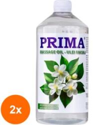 Prima Set 2 x Ulei de Masaj pentru Corp, Prima, cu Iasomie, 1 l