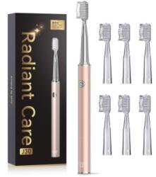 JTF Periuta de Dinti Electrica JTF J30, Aurie, Inclus 6 Capete Rezerva, Cablu Reincarcare (SMT-1662)