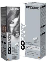 LONCOLOR Set Crema de Par Coloranta Semi-Permanenta Loncolor GoCrazy S11 GoDarksilver si Crema de Par Decoloranta