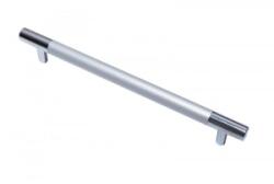 Ideal Feroluc Maner Cilindric Model Cr-Sat, 256 mm, Finisaj Aluminiu/Crom Lucios (IFR-26674)