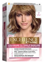 L'Oréal Vopsea de Par Permanenta cu Amoniac L'Oreal Paris Excellence Creme 7 Blond, 192 ml
