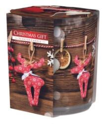LCA Lumanare Parfumata in Pahar Imprimat Christmas Gift, 22 Ore (LCA-SN72S-07)