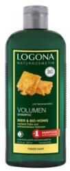 LOGONA Sampon Bio Logona, pentru Par fara Volum, cu Bere si Miere, 250 ml