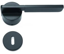 Ideal Feroluc Set Maner si Rozeta P pentru Usi, Model Esus, Fi 52x158 mm, Finisaj Negru Mat (IFR-18560)