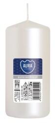 AURA Lumanare Stalp Aura, Timp Ardere 20 Ore, Alb Perla, 150 g (LCA-SW50/100-190)