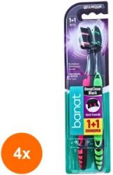 Banat Set 4 x Periuta de Dinti Banat, Deep Clean Black Medium (ROC-4xBANAT00038)