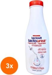 Lactovit Set 3 x Gel Dus Lactovit Dus Lactourea Reparator, 600 ml