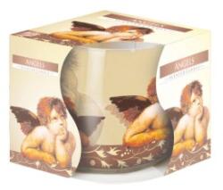 LCA Lumanare Parfumata in Pahar Imprimat Angels, 22 Ore (LCA-SN71S-04)