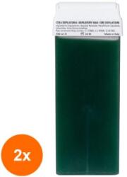 Prima Set 2 x Ceara Epilat Liposolubila Prima Verde cu Dioxid de Titan 100 g, Roll-On pentru Piele Sensibila (TEV-2xVTR-1047-ALO)