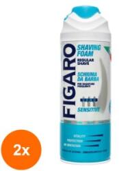 Caola Set 2 x Spuma de Ras Figaro Sensitive, 400 ml