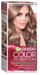 Garnier Color Sensation Vopsea de Par Permanenta cu Amoniac Garnier Color Sensation 8.12 Blond Deschis Cenusiu Irizat, 112 ml