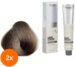 Maxima Set 2 x Vopsea Profesionala de Par Maxima, 7 Blond, 100 ml