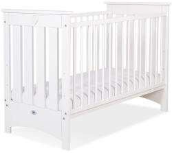  Fa babaágy 120x60cm Lorenzo III fehér, rágókával