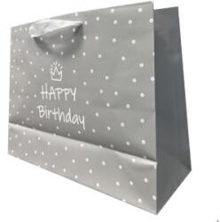 Elcadis Pungi Cadou Orizontale Special Day Grey, 33.5 x 26.5 x 13 cm, Perfecto (ELC-PC-SH-SDG)