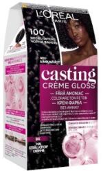 L'Oréal Vopsea de Par Semi-Permanenta fara Amoniac L'Oreal Paris Casting Creme Gloss 100 Negru Intens, 180 ml