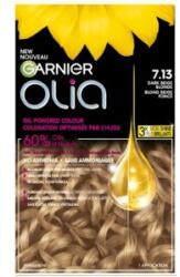 Garnier Vopsea Permanenta fara Amoniac, 7.13 Blond Inchis Cenusiu, Garnier Olia, 112 ml