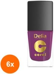 Delia Cosmetics Set 6 x Oja Coral 519 Pink Promise 11 ml (ROC-6xDEMOJ00230)