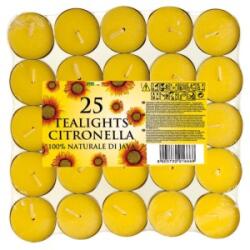 LCA Lumanari Pastila Citronella, 4 Ore, 25 Bucati (LCA-CIT-P25-T)