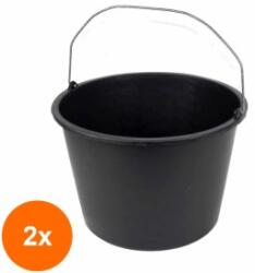 Z-tools Set 2 x Galeata 20 l, pentru Uz Casnic, Negru (LIZ-2xZLN-ZLN0765)