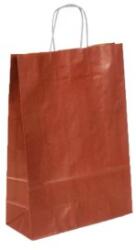 Bisbags Pungi din Hartie cu Manere, Visiniu, Interior Alb, 16 x 9 x 21 cm, 100 Bucati (BBG-PK552)