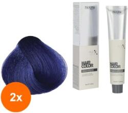 Maxima Set 2 x Vopsea Profesionala de Par Maxima, Mixton Albastru, 100 ml