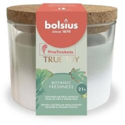 Bolsius Lumanare Parfumata cu Capac Pluta, Botanic Freshness, 66/83 mm, True Joy, Bolsius (LCA-TRU-LP66/83-63-TJ)