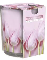 LCA Lumanare Parfumata in Pahar Imprimat, Floral Happiness, 22 Ore (LCA-SN72S-41)