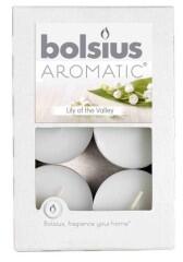 Bolsius Lumanari Pastila Lacramioara, 6 Bucati (LCA-PB15-03-LAC)
