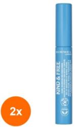 Rimmel London Set 2 x Mascara Rimmel Kind & Free, 002 Brown Black, 7 ml (ROC-2xMAG1013161TS)