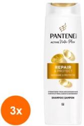 Pantene Set 3 x Sampon Pantene Active Nutri-Plex Repair & Protect, pentru Par Deteriorat, 325 ml