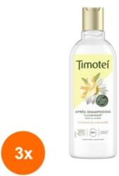 Timotei Set 3 x Balsam de Par Timotei, Iluminator, Musetel, 300 ml