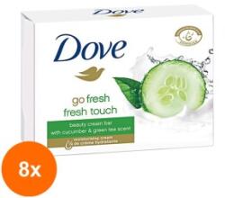 Dove Set 8 x Sapun Crema Dove Go Fresh Touch, 90 g