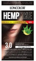 LONCOLOR Vopsea Permanenta pentru Par Loncolor HempStyle, 3.0 Ciocolata Neagra, 100 ml