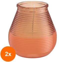 Bolsius Set 2 x Lumanare Parfumata in Pahar, 94 x 91 mm, 40 Ore, Corai, Bolsius True Citronella (GIL-2xLCA-TRU-CIT-PAT94/91-832)
