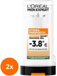 L'Oréal Set 2 x Gel de Dus Racoritor L'Oreal Paris Men Expert Hydra Energetic Extreme Sport, 300 ml