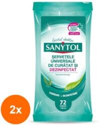 Sanytol Set 2 x Servetele Umede Dezinfectante Multisuprafete Sanytol (ROC-2xCEYS000005)