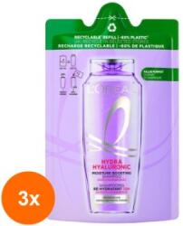 Elseve Set 3 x Rezerva Sampon L'Oreal Paris Elseve Hyaluron Plump, pentru Par Deshidratat, 250 ml