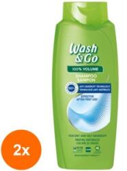 Wash&Go Set 2 x Sampon Wash&Go Anti-Matreata, 675 ml
