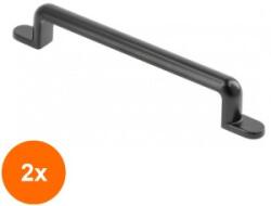 Ideal Feroluc Set 2 x Maner Model Otto, 160 mm, Finisaj Negru Mat (EDI-2xIFR-17464)