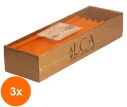 LCA Set 3 x 45 Lumanari Menaj Portocaliu (GIL-3xLCA-LCA-K45-G)
