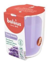 Bolsius Lumanare Parfumata in Pahar, Lavanda, Bolsius, 80 x 73 mm (LCA-TRU-LP-80-73-77)