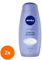 Nivea Set 2 x Gel de Dus Nivea Creme Smooth, 500 ml