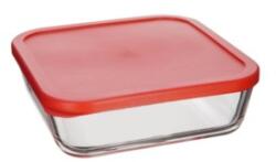 Grunberg Vas din Sticla Borosilicata cu Capac din Plastic, 0.6 l, Grunberg, Diverse Culori (VY600SQ/12)