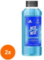 Adidas Set 2 x Gel de Dus Adidas, UEFA Champions League Best of the Best, Barbati, 400 ml