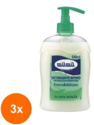 MilMil Set 3 x Mil Mil Sapun Lichid Intim Fresco & Delicato 500 ml
