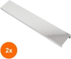 Ideal Feroluc Set 2 x Maner Model Hexis, 192 mm, Finisaj Crom Lucios (EDI-2xIFR-15241)