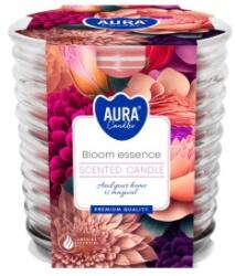 AURA Lumanare Parfumata in Pahar Spirala, Bloom Essence, Timp de Ardere 28 Ore, Aura (LCA-SNW80-1-452)